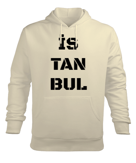 İstanbul Erkek Kapüşonlu Hoodie Sweatshirt - Tisho