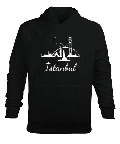 Tisho - İstanbul Erkek Kapüşonlu Hoodie Sweatshirt