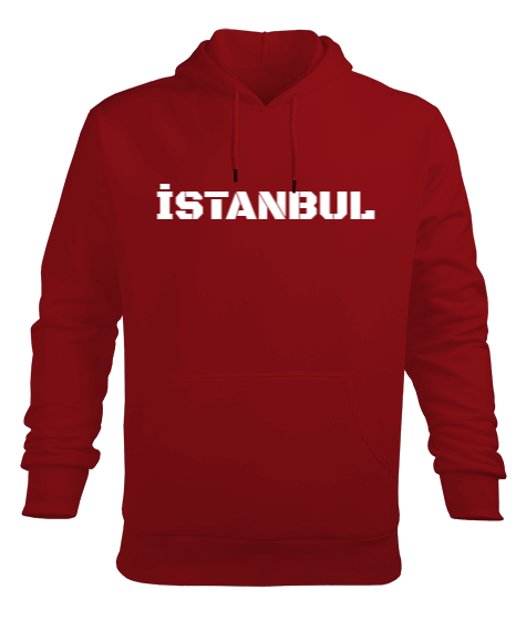 İstanbul Erkek Kapüşonlu Hoodie Sweatshirt - Tisho