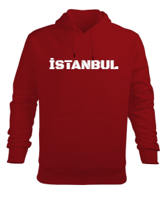 İstanbul Erkek Kapüşonlu Hoodie Sweatshirt - Tisho