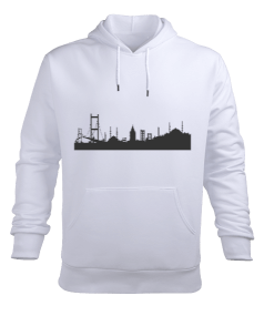 İstanbul Erkek Kapüşonlu Hoodie Sweatshirt - Tisho