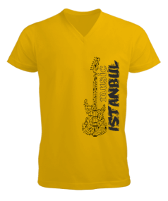 istanbul Erkek Kısa Kol V Yaka Tişört - Tisho