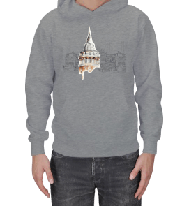 İstanbul Galata Kulesi Erkek Kapşonlu - Tisho