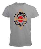 İSTANBUL Gri Erkek Tişört - Tisho