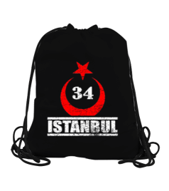 istanbul, istanbul şehir,Türkiye,Türkiye bayrağı. Büzgülü Spor Çanta - Tisho