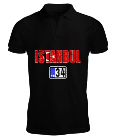 istanbul, istanbul şehir,Türkiye,Türkiye bayrağı. Erkek Kısa Kol Polo Yaka - Tisho