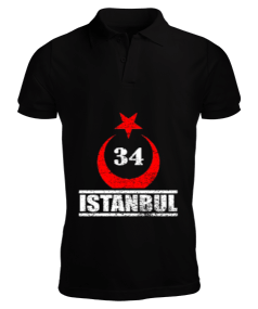 istanbul, istanbul şehir,Türkiye,Türkiye bayrağı. Erkek Kısa Kol Polo Yaka - Tisho