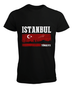 istanbul, istanbul şehir,Türkiye,Türkiye bayrağı. Erkek Tişört - Tisho