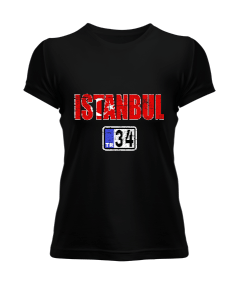 istanbul, istanbul şehir,Türkiye,Türkiye bayrağı. Kadın Tişört - Tisho