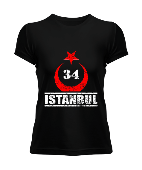 istanbul, istanbul şehir,Türkiye,Türkiye bayrağı. Kadın Tişört - Tisho