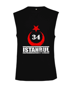 istanbul, istanbul şehir,Türkiye,Türkiye bayrağı. Kesik Kol Unisex Tişört - Tisho