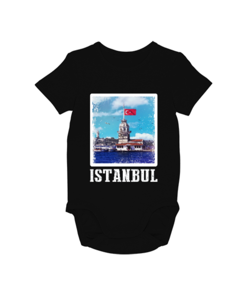 Tisho - istanbul, istanbul şehir,Türkiye,Türkiye bayrağı. Siyah Bebek Zıbını