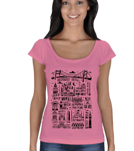 İstanbul Kadın Açık Yaka - Tisho