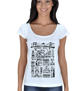 İstanbul Kadın Açık Yaka - Tisho