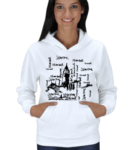 İstanbul kapşonlu bayan Kadın Kapşonlu - Tisho