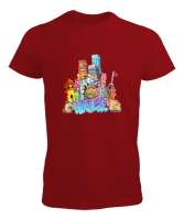 İSTANBUL Kırmızı Erkek Tişört - Tisho