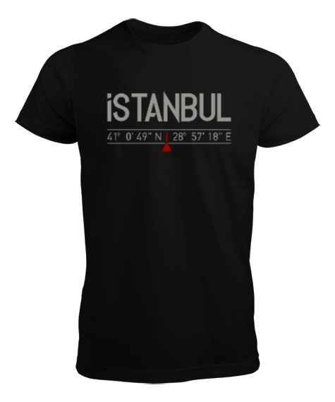 Tisho - İstanbul Koordinatlar Erkek Tişört