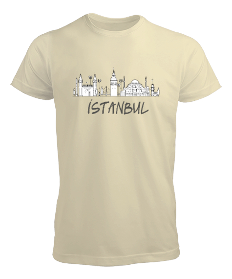Tisho - İstanbul Krem Erkek Tişört