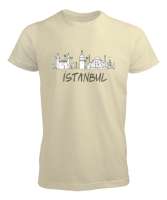İstanbul Krem Erkek Tişört - Tisho