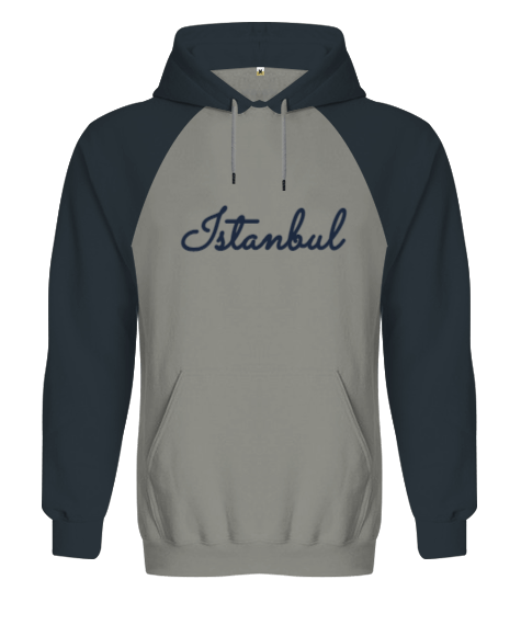 Tisho - istanbul Orjinal Reglan Hoodie Unisex Sweatshirt