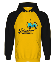 İstanbul Orjinal Reglan Hoodie Unisex Sweatshirt - Tisho