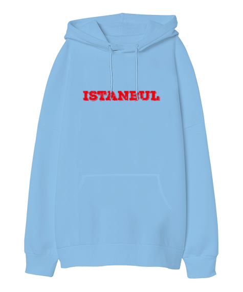 Tisho - Istanbul Oversize Unisex Kapüşonlu Sweatshirt