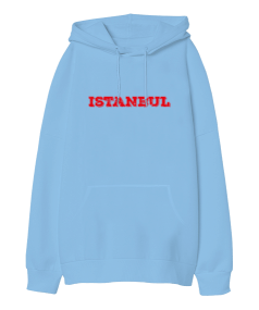 Istanbul Oversize Unisex Kapüşonlu Sweatshirt - Tisho