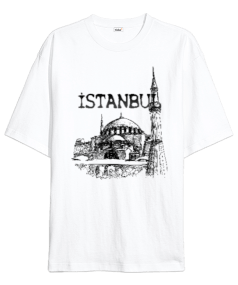 İstanbul Oversize Unisex Tişört - Tisho