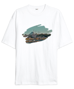 İstanbul Oversize Unisex Tişört - Tisho