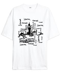 İstanbul Oversize Unisex Tişört - Tisho