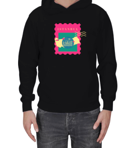 istanbul pul dizayn Erkek Kapşonlu - Tisho