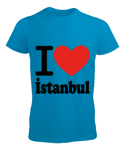 İstanbul sevenlere yapılmış yaz Erkek Tişört - Tisho