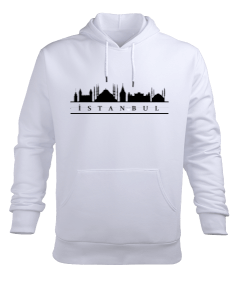 İstanbul Silületi Erkek Kapüşonlu Hoodie Sweatshirt - Tisho