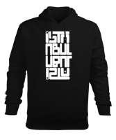 İSTANBUL Siyah Erkek Kapüşonlu Hoodie Sweatshirt - Tisho