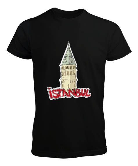 Tisho - istanbul Siyah Erkek Tişört