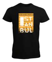 İSTANBUL Siyah Erkek Tişört - Tisho