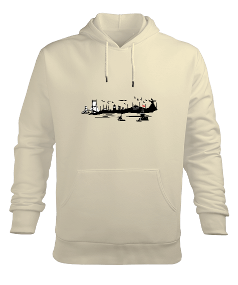 Tisho - ISTANBUL SWEATSHİRT Erkek Kapüşonlu Hoodie Sweatshirt