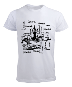 İSTANBUL TASARIMLI Erkek Tişört - Tisho