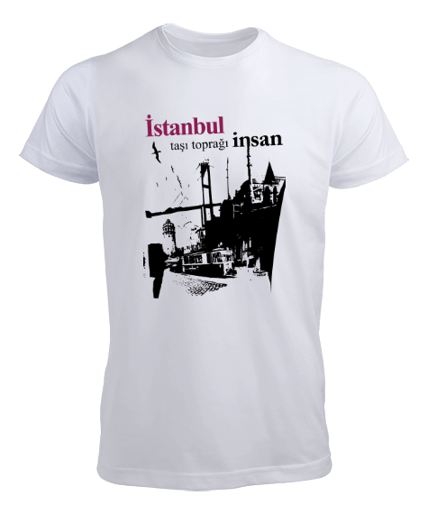 Tisho - İstanbul taşı toprağı insan Erkek Tişört