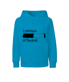 İstanbul temalı erkek Çocuk Unisex Hoodie Kapüşonlu - Tisho