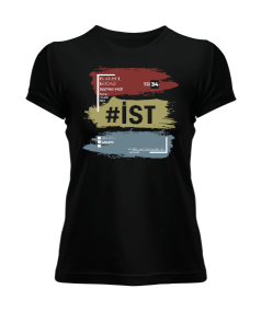 İstanbul Temalı Kadın Tişört - Tisho