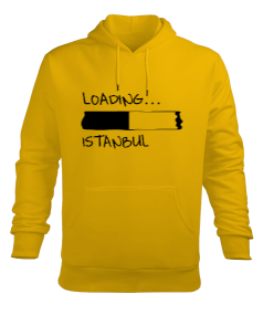 İstanbul Yazılı Erkek Kapüşonlu Hoodie Sweatshirt - Tisho