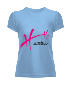 İstanbul yazılı Kadın Tişört - Tisho