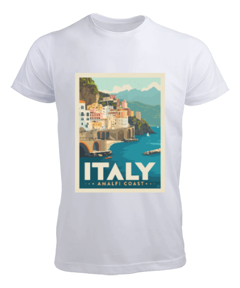 Tisho - İTALYA ITALY SEYAHAT TRAVELLER Erkek Tişört