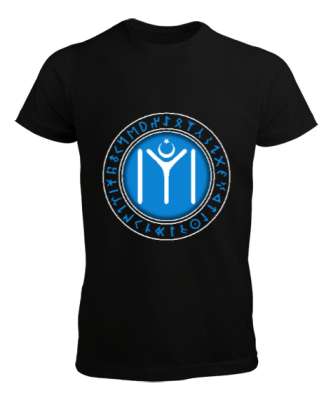 iyi,Selçuk,iyi logosu,Göktürk,Türkiye. Siyah Erkek Tişört - Tisho