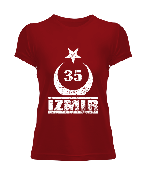 izmir, izmir şehir ,Türkiye,Türkiye bayrağı. Kadın Tişört - Tisho