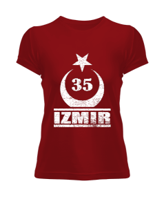 izmir, izmir şehir ,Türkiye,Türkiye bayrağı. Kadın Tişört - Tisho