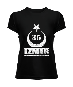 izmir, izmir şehir ,Türkiye,Türkiye bayrağı. Kadın Tişört - Tisho