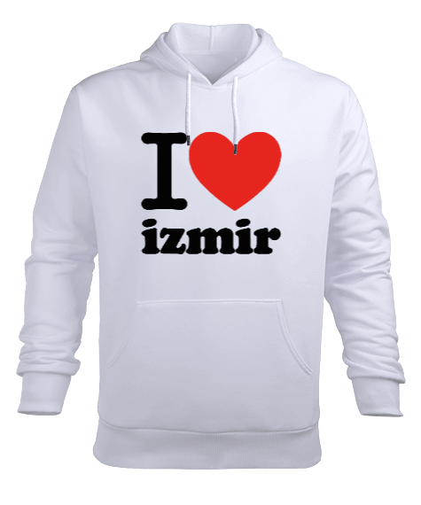 Tisho - İzmir sweetshirt Erkek Kapüşonlu Hoodie Sweatshirt