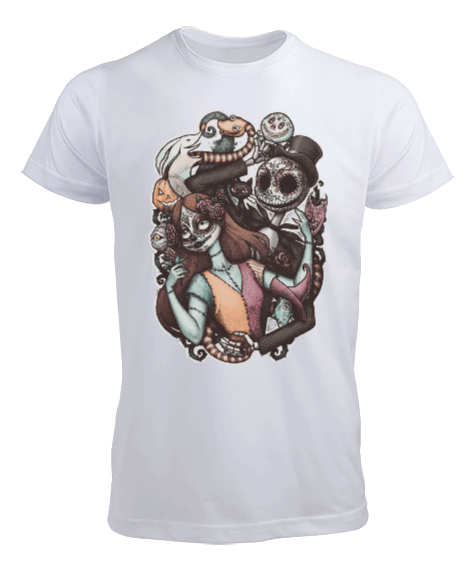 Jack Skellington Calavera The Nightmare Before Christmas Erkek Tişört - Tisho